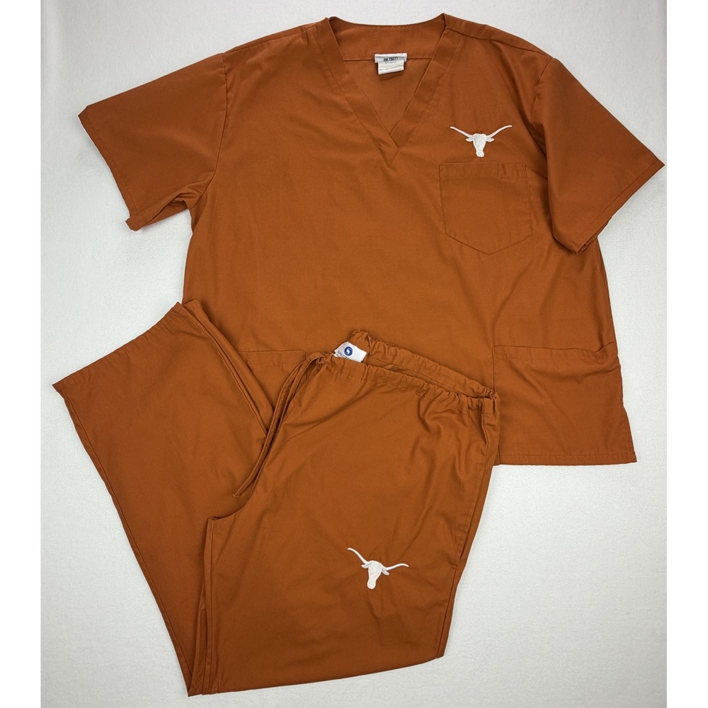 Spectrum Texas Longhorns Scrub Set Womens Size XL
